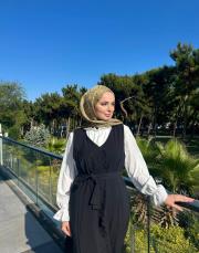 siyah jile elbise v 2