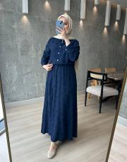 lacivert etekli gömlek takım 2