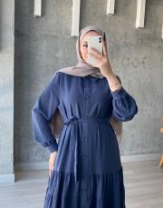 lacivert siena elbise 2