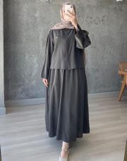 gri kumru etekli takım