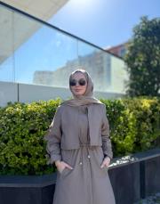 açık bej alora  trenç 2