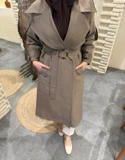 açık bej livya trençkot 2