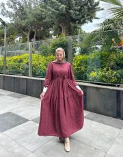 gül kurusu efsa elbise