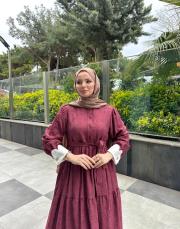 gül kurusu efsa elbise 2