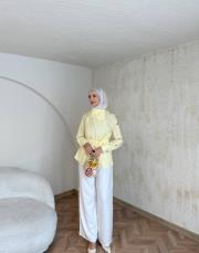 sarı gold düğme gömlek